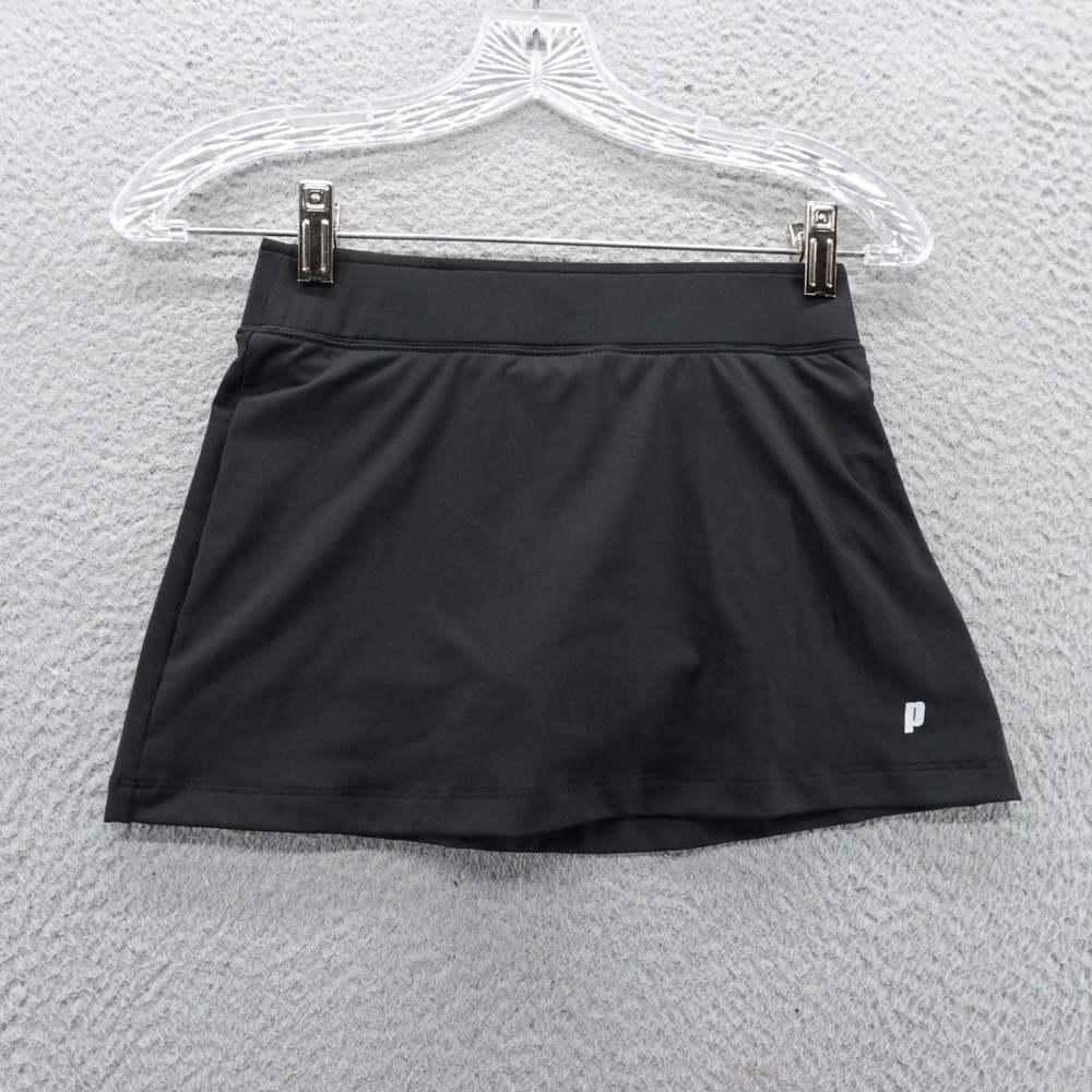 Prince Girls Match Core Skort Black Youth Small 8-9 Tennis Skirt NEW